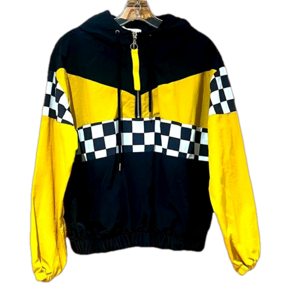 Ashley By 26 International Colorblock Womens Cropped Jacket
